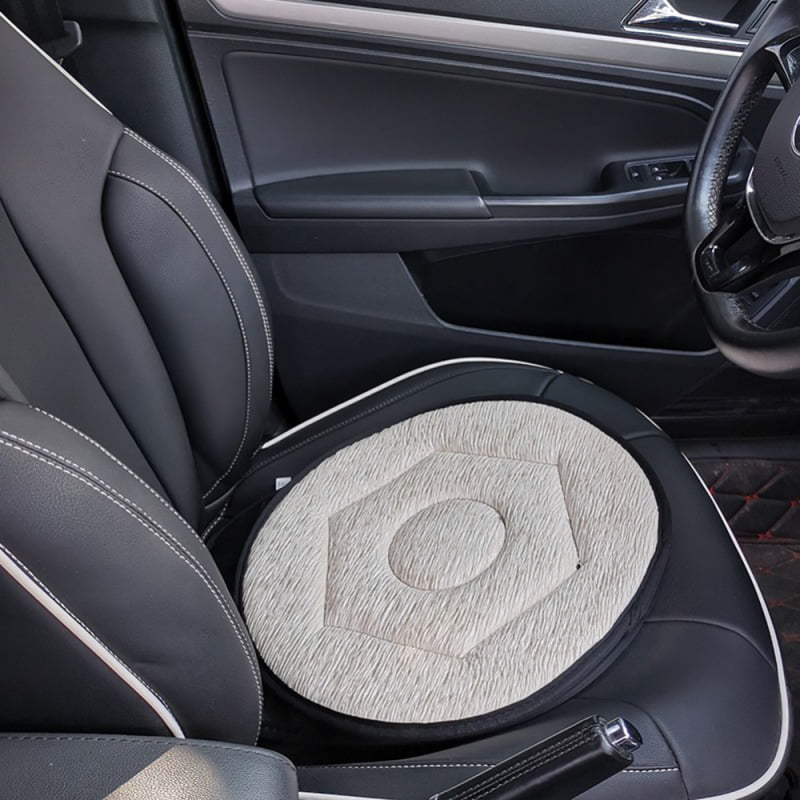 Auto Swivel Seat Cushion B Easy Movement to Enter/Exit Ultra-Thin Flexible Design Special Fit Car Vehicle Sport Seat Space Hongxin Large 360° Rotation Disc 