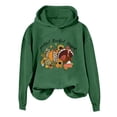 thumbnail image 1 of Thanksgiving Women's Printed Casual Hoodie With Pocket And Adjustable Drawstring, 1 of 3