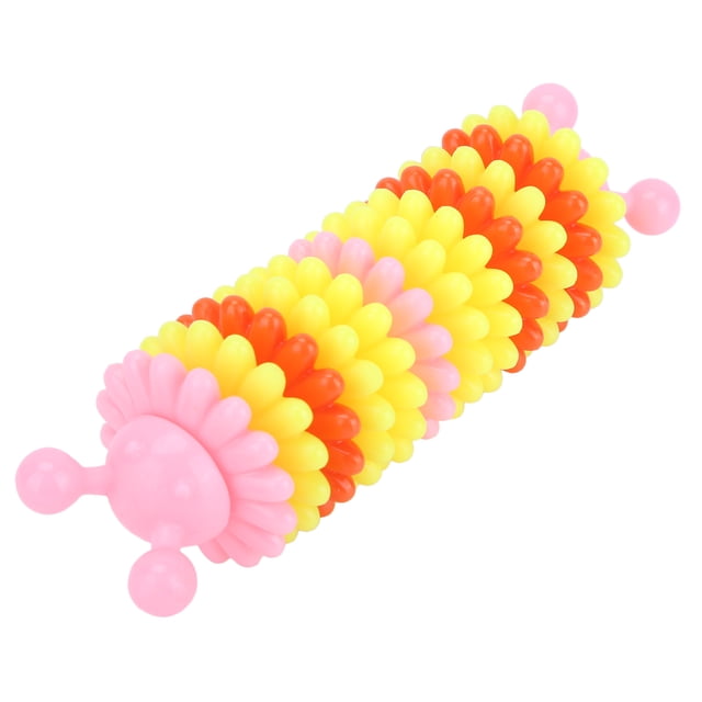 Juguete para Mordeduras de Perro con Forma de Oruga Limpieza de Dientes de Material TPR Movimiento Irregular Masticar y Jugar Bocadillos Tipo Sándwich Liberar Energía ANGGREK Otros