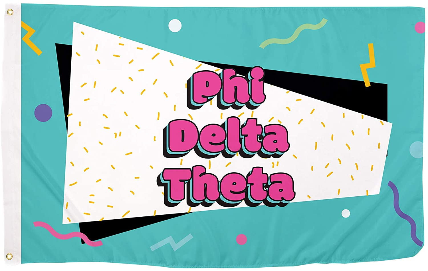 Phi Delta Theta 90's Fraternity Flag Banner 3 feet x 5 feet Sign Decor ...
