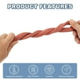 thumbnail image 3 of Uxcell Silicone Foam Seal Strip, 0.5"Wx0.4"Tx6.6FT Semicircular High-Density Solid Sponge Rubber Weather Stripping Cord for Sealing Gap Blocker Insulation, Red, 3 of 6