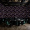 thumbnail image 2 of Magic Peel and Stick Wallpaper Enchanting Design Crescent Moons Mushrooms Sparkling Wall Mural 17.7in x 9.8ft Self Adhesive Removable Wall Paper Renter Friendly Wallpaper for Kids Bedroom Living Room, 2 of 8