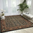 thumbnail image 5 of Nourison  2020 Area Rug Navy 7'5" Round Synthetic, Polyester Oriental 8' Round Indoor Living Room Beige, 5 of 5