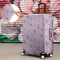 thumbnail image 4 of Pastel Princess Castle Pattern Luggage Cover Fashion Suitcase Cover Baggage Covers Fit 25-28 Inch Luggage (Go Travel), 4 of 5