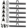 thumbnail image 2 of Bag Clasps Gun Color Iron 6Pack 3.3x0.9x0.3in, 2 of 8