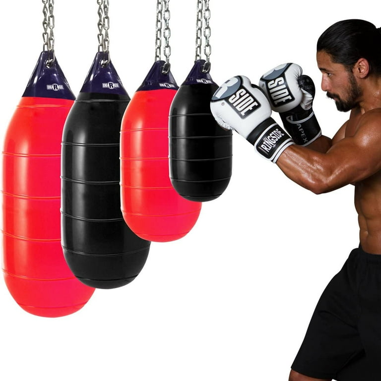 Heavy Bag Mixed Fillers Synthetic Natural Fibers Made Leather Black Gold 82  Lb 