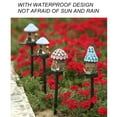 thumbnail image 4 of Solar Floor Lawn Lamp Resin Mushroom House Courtyard Garden Lamp Decor, 4 of 10