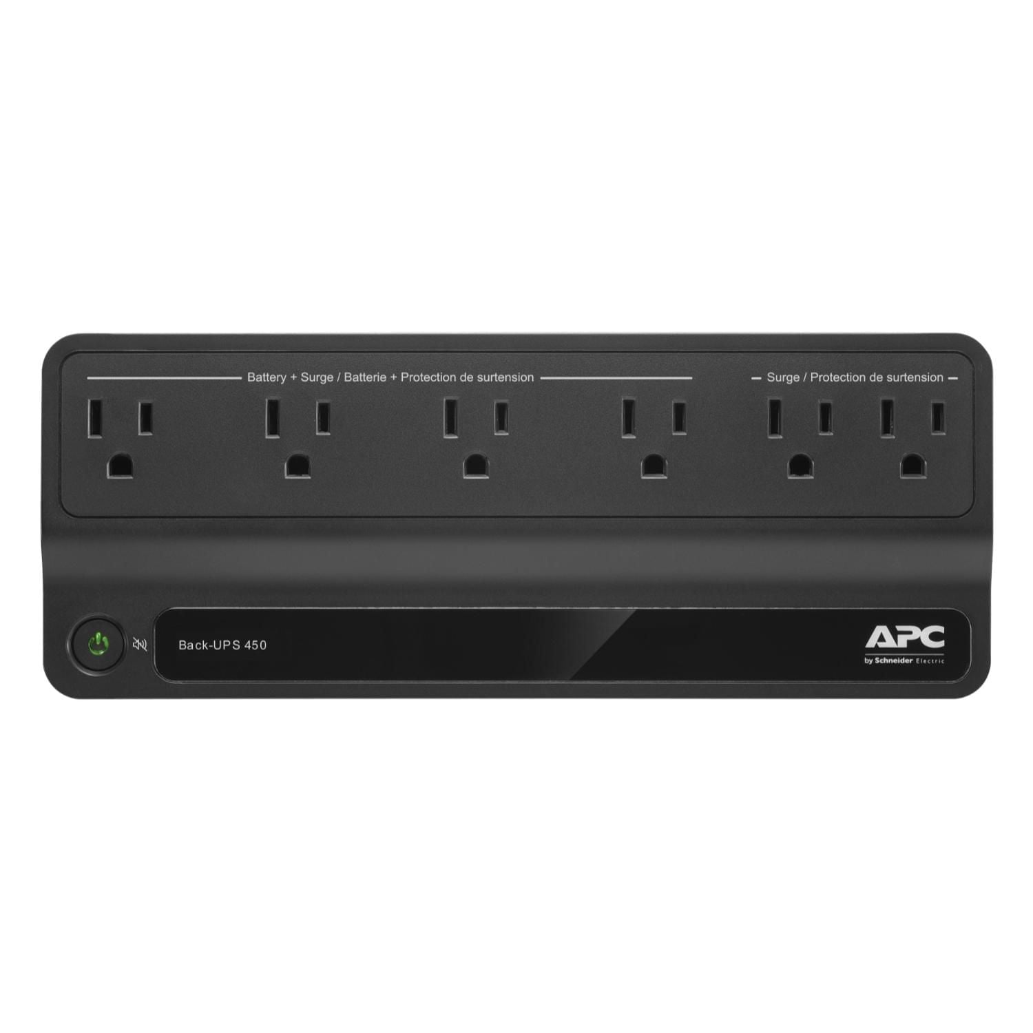 APC Back-UPS 450VA Battery Backup, 6 Outlet