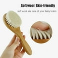 thumbnail image 2 of Hengswere Baby Brush and Comb Set, 4Pcs Wooden, Baby Hair Brush, Cradle Cap Brush, Baby Brush Set for Newborns, Infant Hair Brush, 2 of 7