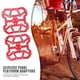 thumbnail image 1 of Adaptador De Plataforma 2 uds adaptadores de plataforma de Pedal sin clip para bicicleta para pedales SPD KEO (rojo), 1 of 4