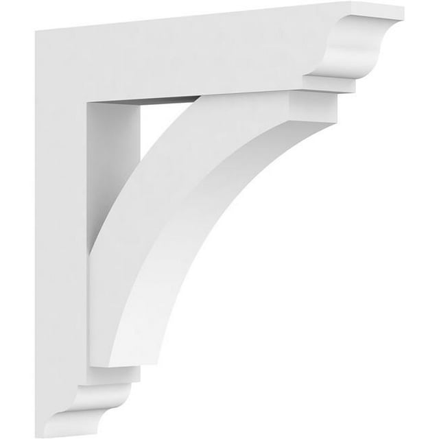 Ekena Millwork BKTP05X30X30THR01 Standard Thorton Architecture Grade PVC Support avec des Extrémités Traditionnelles - 5 x 30 x 30 Po.