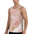 thumbnail image 3 of Rocae Rose Gold Glitter Splatter for Men's Workout Tank Top Men's Running Tank Top Dry Fit Athletic Workout Tank Tops3X-Large, 3 of 9