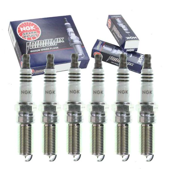 6 pc NGK Iridium IX Spark Plugs compatible with Saab 9-4X 3.0L V6 2011