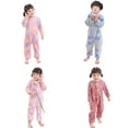 thumbnail image 2 of XBASW Newborn Baby Flannel Jumpsuit Pajamas Fit Footless Cotton Sleepwear Fall Winter One-Piece for Boys Girls 6M - 2Y, 2 of 10
