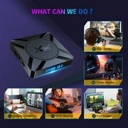 X96 M300 Android 14.0 TV Box 64bit 4GB RAM 32GB ROM Amlogic S905A ARM G310 V2 1000M Ethernet WiFi6 Dual-WiFi 2.4G/5G 8K BT5.x USB Voice Control