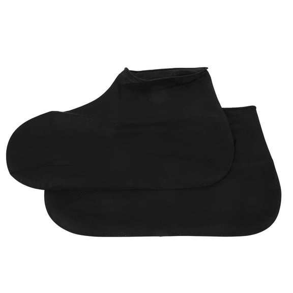 WORGEOUS Cod Waterproof Silicone Shoe Cover Shoe Covers for Sports Men and Women 13 Black