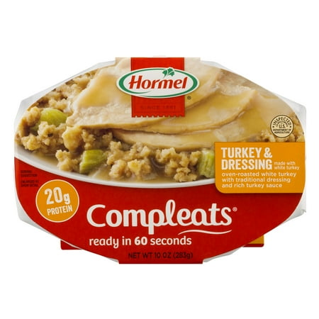 Hormel Compleats Turkey & Dressing 10 oz Sleeve