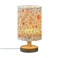 thumbnail image 7 of Yayeee Table Lamp for Bedroom Nightstand LED Portable Bedside Warm Light, Watercolor Wildflowers Pattern, 7 of 7