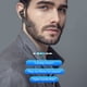 thumbnail image 2 of TWS Auricular con gancho para la oreja Auricular con control de voz recargable compatible con Bluetooth 10 horas de reproducción Funcionando con micrófono Negro Azul 1 pieza Guardurnaity EL005161-03B, 2 of 2
