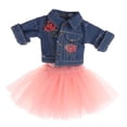 thumbnail image 1 of Capas Gasa Chaqueta de Jeans Ropa para 1/6 BJD DOD LUTS DZ Pullip Muñeca Rosa, 1 of 8