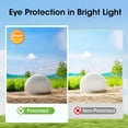thumbnail image 2 of Anteojos de sol Xoxocos para golf con lentes polarizadas marrones HD para hombres, 2 of 9