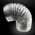 thumbnail image 2 of 5x Conducto de Aire Flexible de Aluminio, Ventilación, Aleación, Tubo de Ventilación, Manguera, Conducto 200cm 5 piezas, 2 of 8
