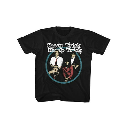 Cheap Trick Rock Band Black Youth Big Boys T-Shirt