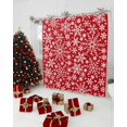 thumbnail image 3 of Christmas Shower Curtain Christmas Snowflake Shower Curtains for Bathroom Decor Merry Christmas Winter Red Christmas Decoration Bath Curtains Sets with Hooks Waterproof, 72x72 in, 3 of 6
