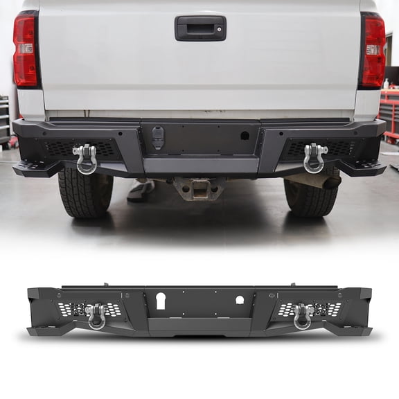 Rear bumper for 2015-2019 Chevy Silverado/2015-2019 GMC Sierra 2500/3500/2500 HD/3500 HD
