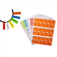thumbnail image 3 of 1620Pcs/54 Sheets Cable Labels Tags Cable Markers Self Adhesive Cable Labels Waterproof Tear Wire Labels, 3 of 8