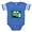 Royal Blue, variant on CafePress - Pool Nine Ball - Cute Infant Baby Football Bodysuit