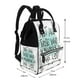 thumbnail image 2 of Fotbe Not All Who Wander Are Lost1 Mochila Maternidad - Lona de Sarga Impermeable, Mochila de Pañales de Gran Capacidad con Múltiples Bolsillos y Correas Ajustables, 2 of 6