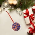 thumbnail image 6 of Zufioo Vintage USA Flag Print Large Acrylic Christmas Ornaments, Suitable for Christmas Tree Christmas Holiday Party Pendant Decorations-Round Shape, 6 of 7