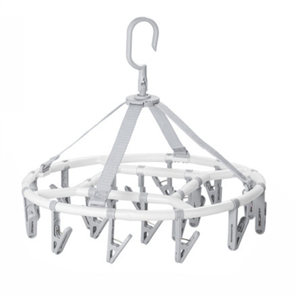 Circular Rotary Clothes Hanger 20 Clip Household Underwear Socks