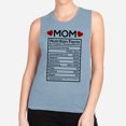 thumbnail image 2 of Mom Nutrition Facts Women's Muscle Tank X-Small Stonewash Denim, 2 of 5