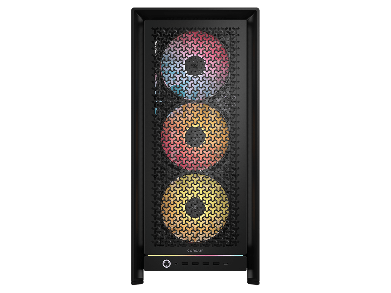 CORSAIR FRAME 5000D RS ARGB Modular High Airflow Mid-Tower PC Case, Black – Fully Customizable Design –  InfiniRail™ Fan Mounting System – Fits Multiple 360mm Radiators or a 420mm Radiator – Reverse M