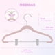 thumbnail image 2 of MAGMALIFE Set de 30 Ganchos de Terciopelo con Pinza Ajustable, 42 cm, Ganchos Antideslizantes y Resistentes, con Gancho Giratorio, Ideal para Pantalones, Faldas, Jeans y Camisas (Rosa), 2 of 8