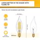 thumbnail image 2 of Bombillas LED para candelabro Hizashi de 6 W, 550 lm, 5000 K, E12, regulables, paquete de 6, 2 of 7
