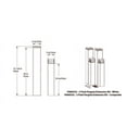 thumbnail image 2 of Vita 5" x 5" x 24" Classic Vinyl Pergola Extension Kit for Vita Brand Pergolas, White, 2pk VA80352, 2 of 2
