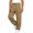 Khaki, variant on Inleife Mens Pants Sweatpants Stretch Men's Casual Sport Pocket Solid Color Elastic Waist Jogger Pants