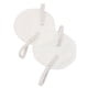 thumbnail image 3 of Almohadillas para el sudor para axilas, adhesivos absorbentes y transpirables, protectores reutilizables para axilas para viajes al aire libre, malla blanca, 1 par, 3 of 14