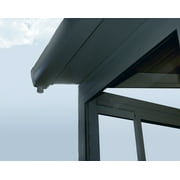 Palram - Canopia SanRemo 13 x 14 Patio Enclosure - Gray/Clear