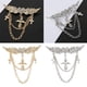 thumbnail image 4 of 2 Piezas de Broches Clásicos para Hombre, Broches con Borlas Y Alas de Ángel de Cristal Salvador  Broches de moda para mujer, 4 of 9