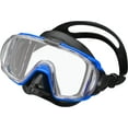 thumbnail image 3 of TUSA Sport UM31 Adult Visio Tri-Ex Snorkeling Mask, Black/Metallic Blue, 3 of 8