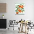 thumbnail image 2 of Stupell Industries Juicy Orange Vine & Stripes Canvas Wall Art, design by Paul Brent, 40 x 30, 2 of 7