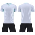 thumbnail image 2 of Amidoa Girls 2 Piece Outfits Summer Clothes Short Sleeve Cute Floral Print T-Shirt and Casual Shorts Kids Clothing Sets White Size 22, 2 of 5
