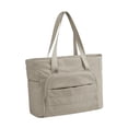 thumbnail image 3 of Bolsa de la computadora portátil para mujeres con tira de con correa portátil portátil con cremallera resistente para el viaje de negocios citas Caqui, 3 of 8