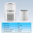thumbnail image 2 of Rddmen 3-in-1 Air Purifier for Home - H13 HEPA Air Filter, Covers Up to 1095 sq ft for Bedrooms, Offices & Living Rooms (White), 2 of 7