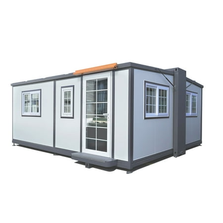 Chery Industrial Prefab House, Gray, 16 ft x 20 ft