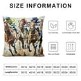 thumbnail image 4 of Kentucky Derby Throw Pillow Covers Churchill Downs Jockey Horse Racing Decoration for Bed Couch Sofa Home Decor, 4 of 5